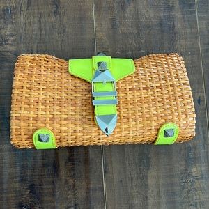 Rebecca Minkoff wicker clutch